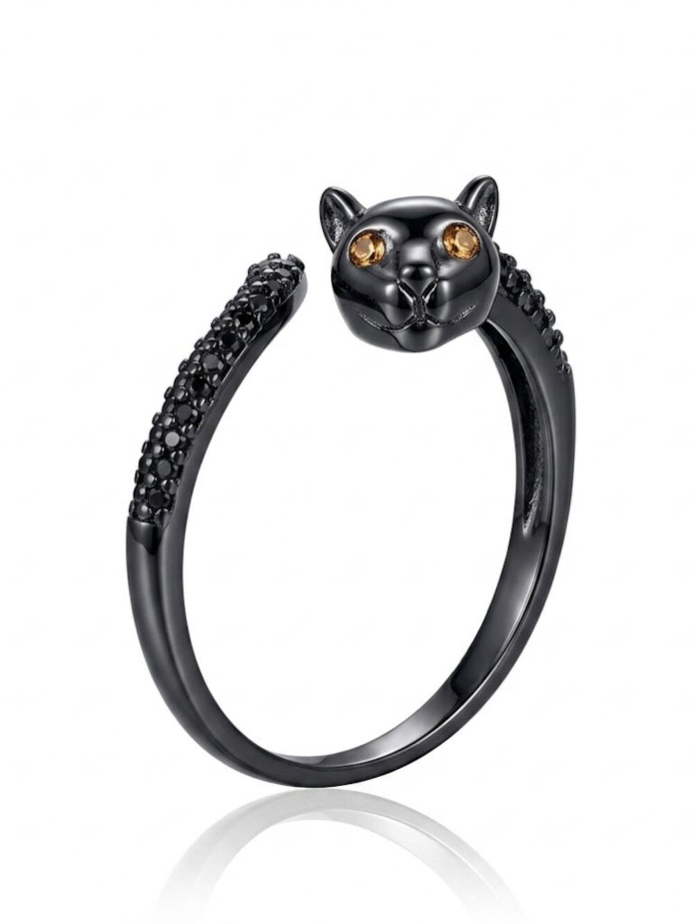 Black Cat Ring, size 7 Charmed Aroma